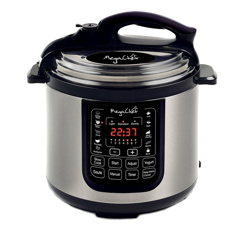 Mega Chef 8 Qt. Digital Pressure Cooker Reviews Wayfair Canada